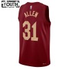 Maillot Enfant Cleveland Cavaliers Jarrett Allen 31 2022-23 Nike Icon Edition Maroon Swingman